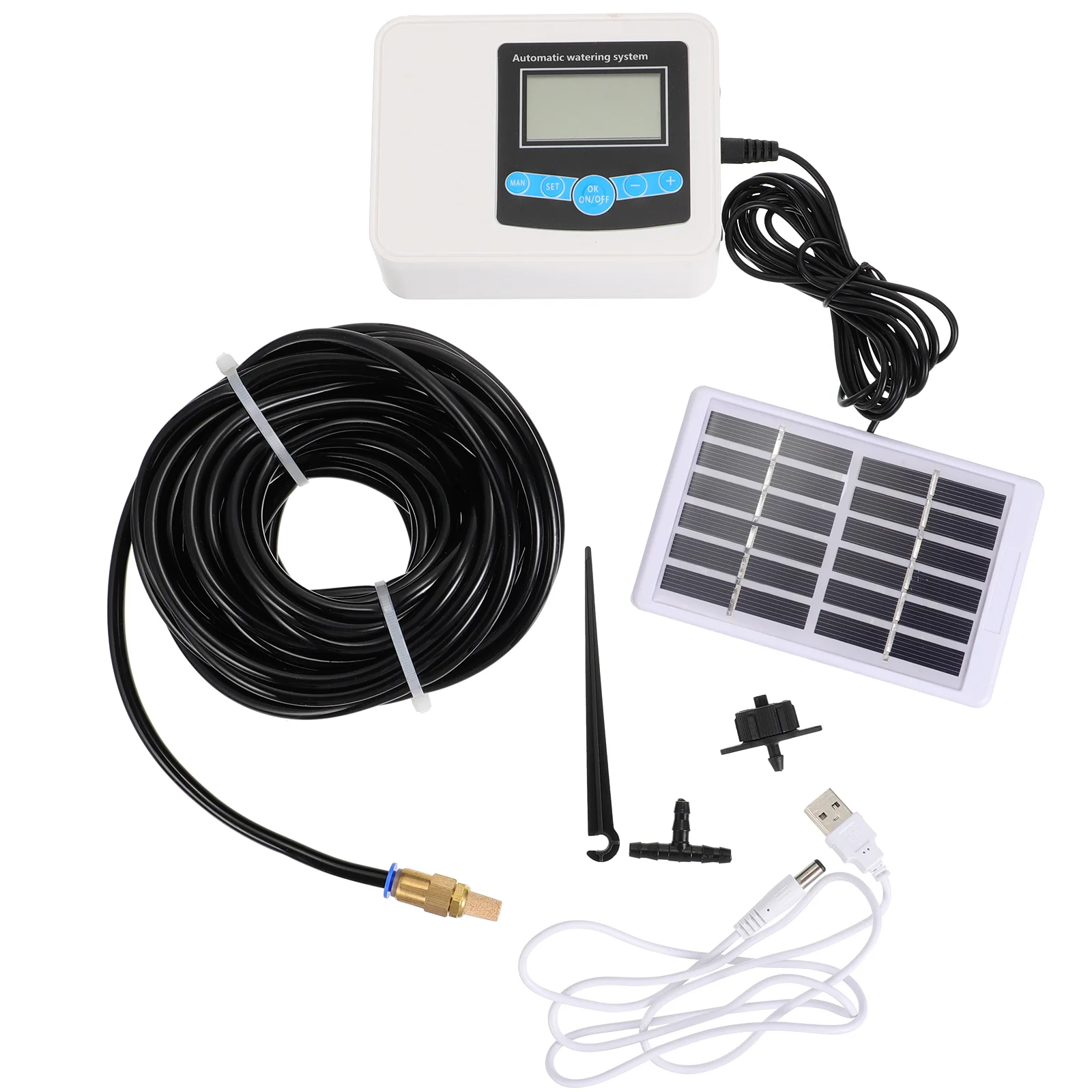 

1 Set Garden Double Pump Watering Timer Practical Irrigation Controller