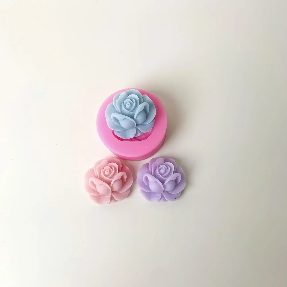Цветочные силиконовые формы для свечей цветочное мыло ручной работы пластырь