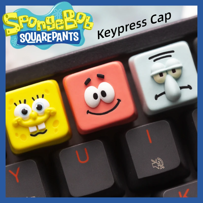 3D губка Боб Патрик Кальмард колпачки для клавиш клавиатура механической игры