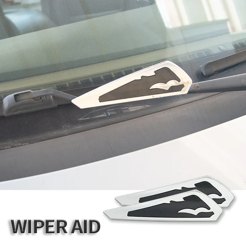 

1 Pair of Car Windshield Wiper Spoiler Wiper Aid Protector Separator Presser Universal for Scraping Auxiliary Pressure Spoiler
