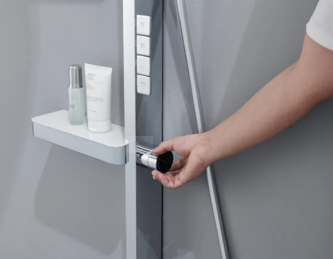 Новый умный душевой набор домашний пистолет серый цифровой дисплей