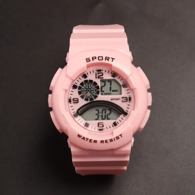 Часы для женщин студентов Корейская версия минималистичные многофункциональные