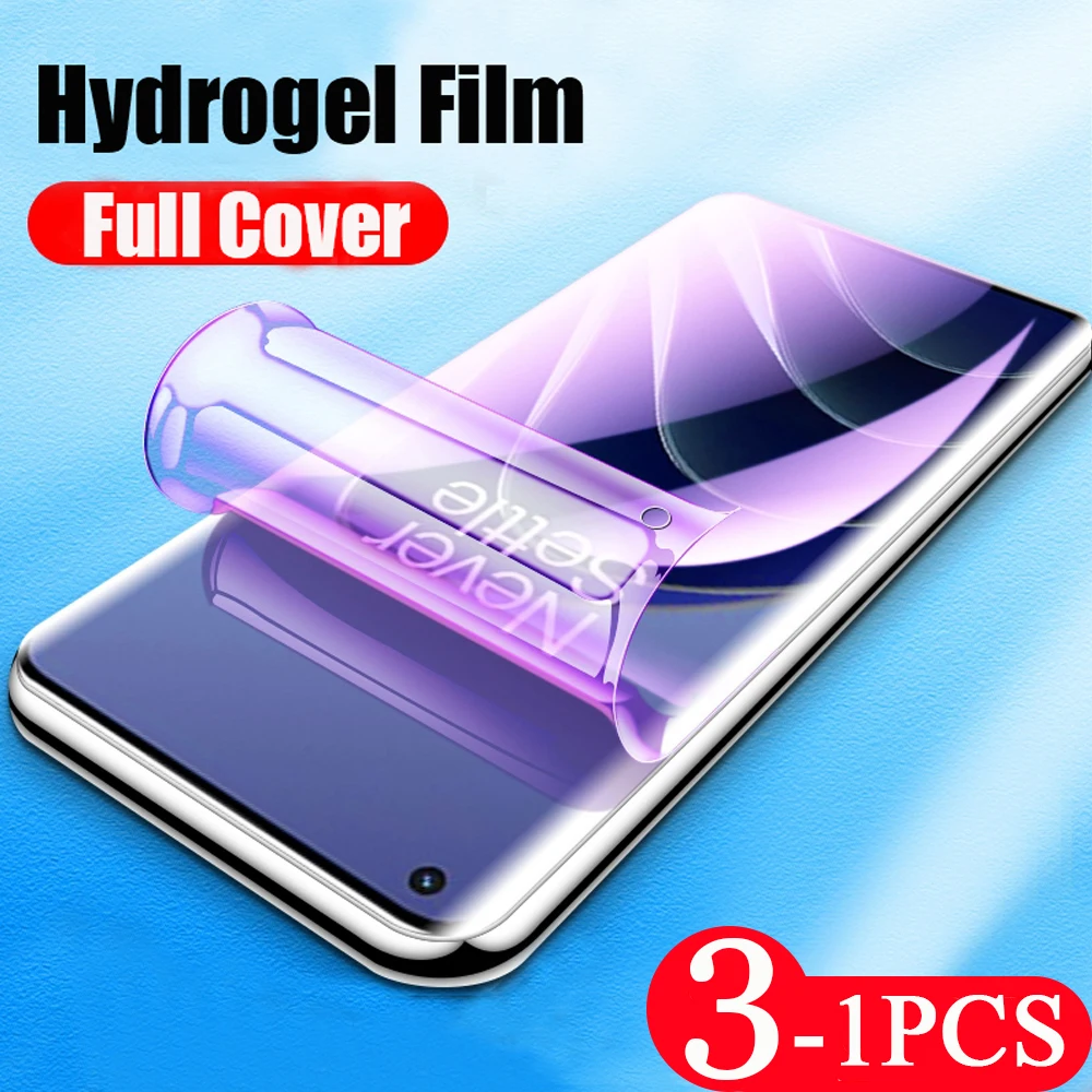 

3/2/1Pcs For Oneplus ACE racing 8 9 10 pro 9E 9RT 8T plus Not Glass 9R 10R 11R 10T full cover 9D hydrogel film screen protector