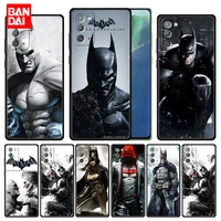 cover case for samsung galaxy note 20 10 9 8 s21 s20 fe plus ultra lite 4g 5g bag trend official shockproof arkham batman