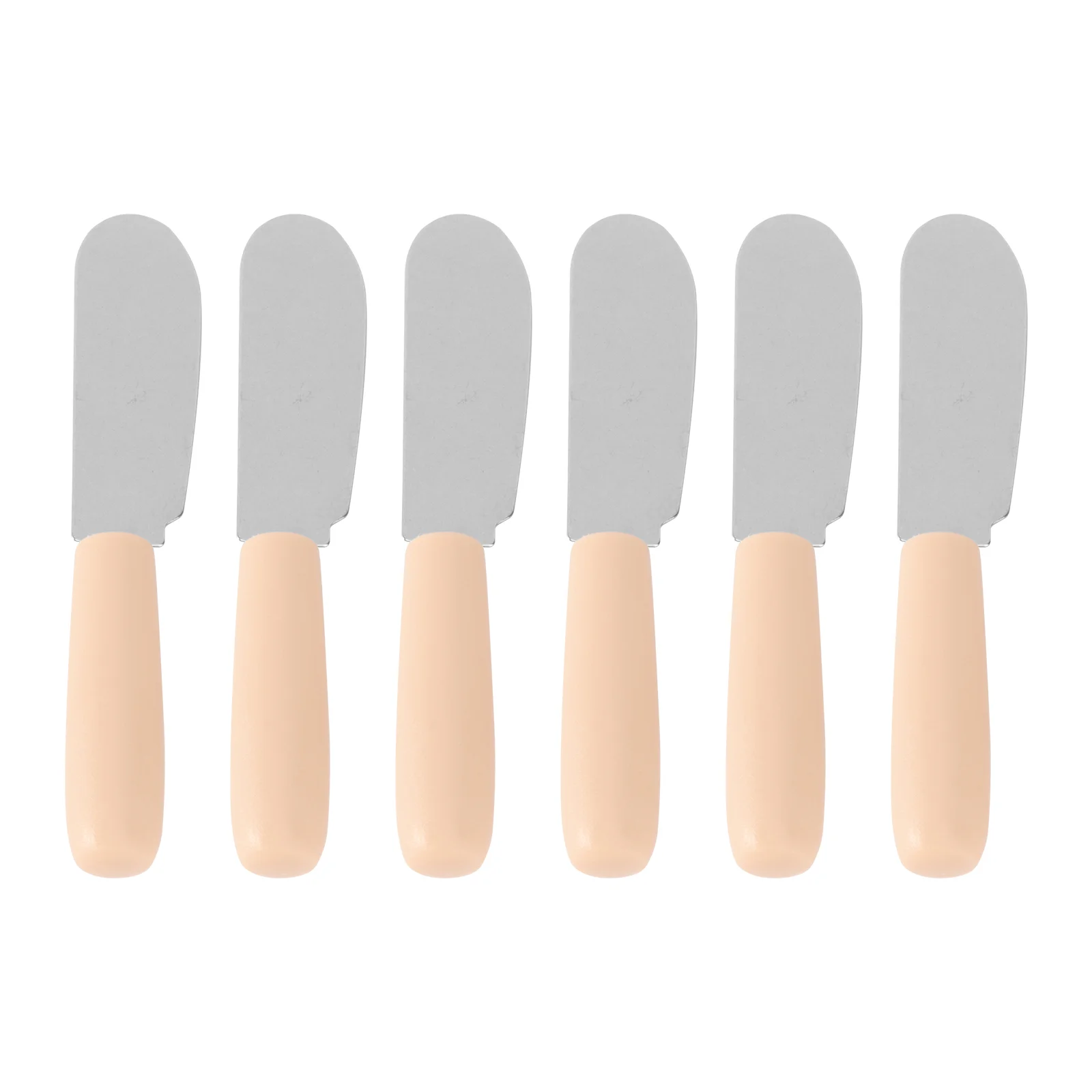 

6 Pcs Cooking Tool Plastic Handle Makeup Sets Smudge Bamboo Scraper