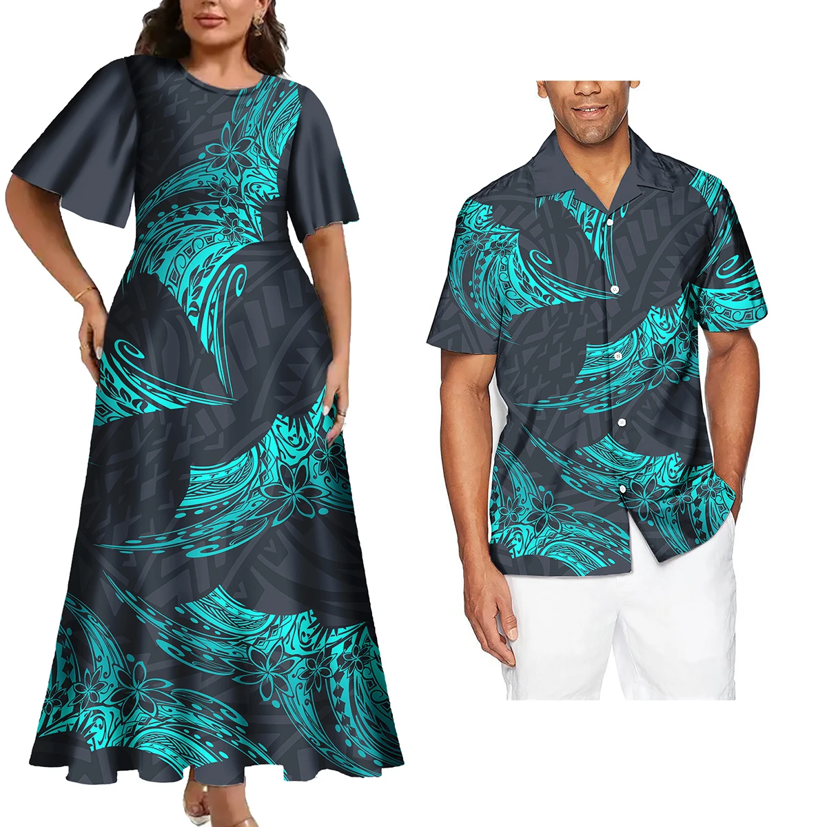 Лидер продаж женская рубашка большого размера в этническом стиле полинезийского