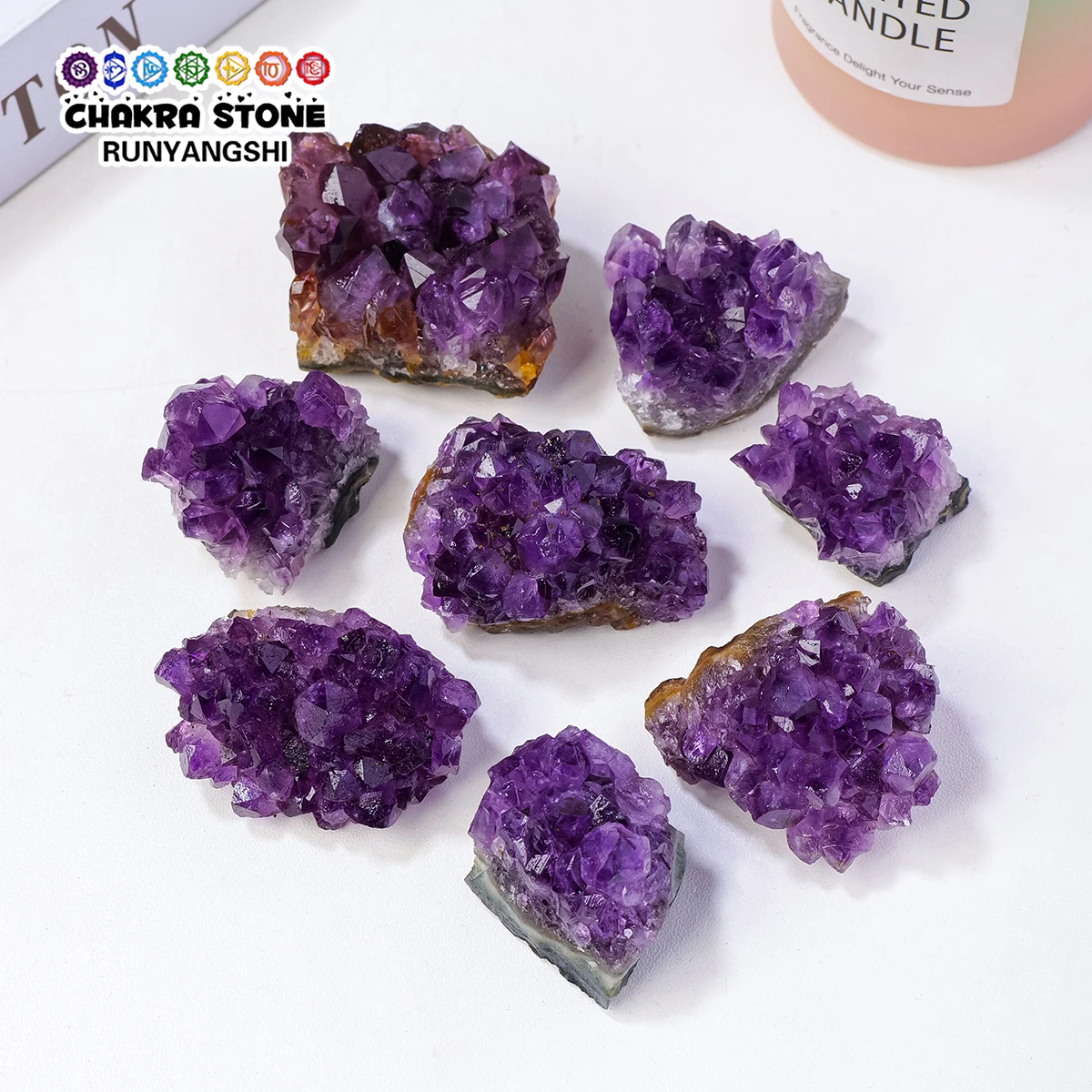 Натуральный кристалл Am pratiquest Кластер Случайный размер Домашний декор Фэн-шуй