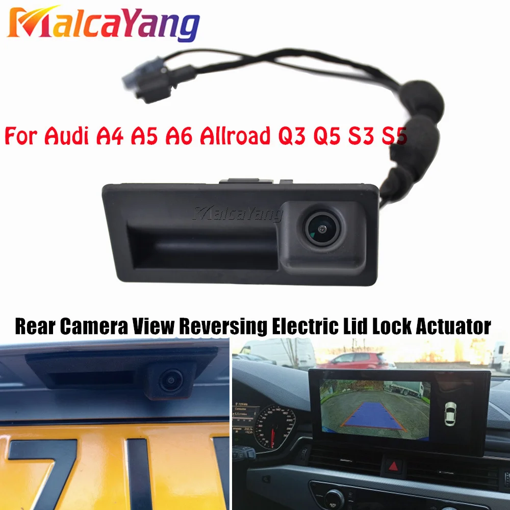 

New Trunk Release Handle W/ Backup Camera 5N0827566AA 5N0827566C For Audi A4 A5 A6 Allroad Q3 Q5 S3 S5 5N0 827 566 AA