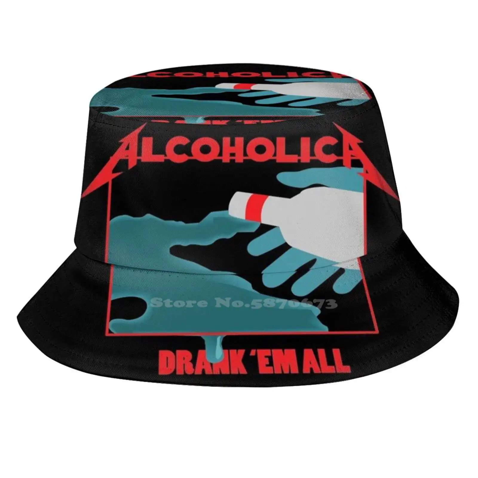 

Drank 'em All Women Men Fisherman Hats Bucket Caps Drank Em Drink Em All Kill