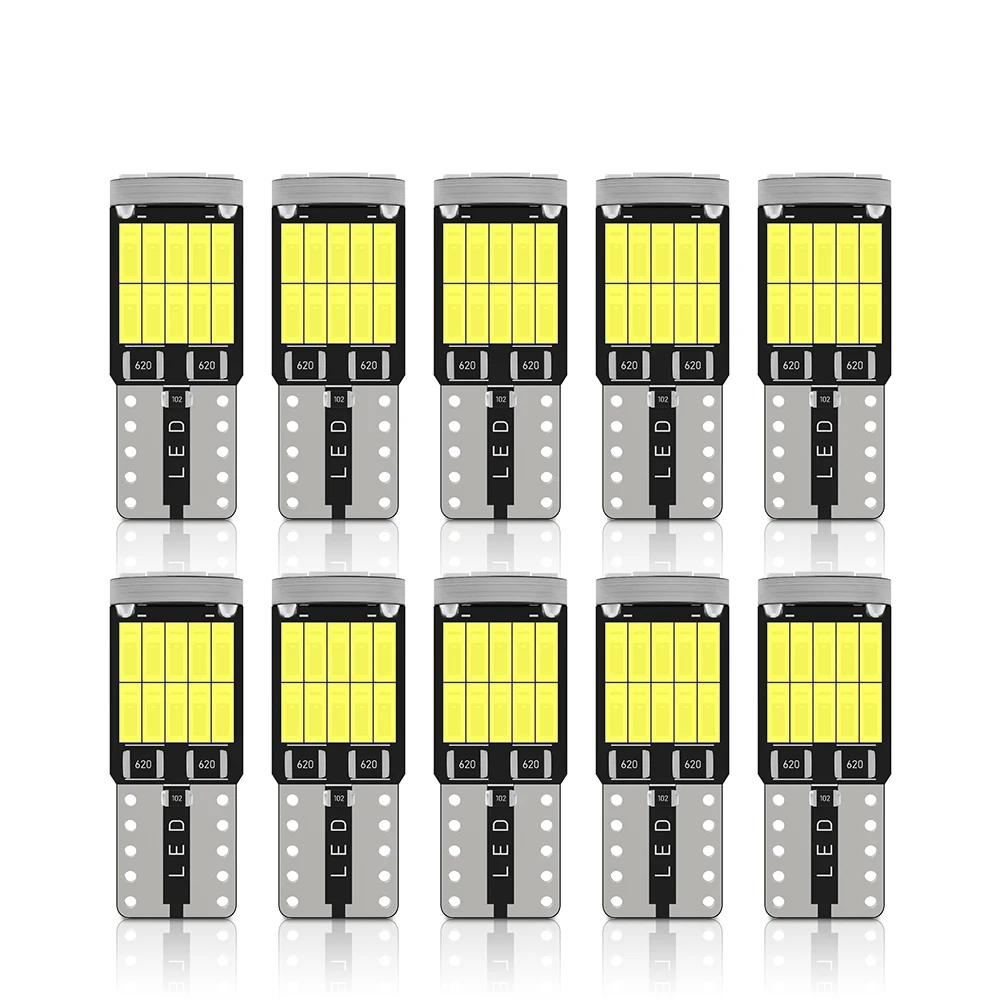 2/10 шт. автомобильные лампы W5W T10 Canbus 194 168 4014SMD 12 В