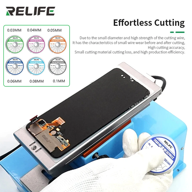 Режущий трос с алмазным покрытием и высокой твердостью для сенсорного экрана |