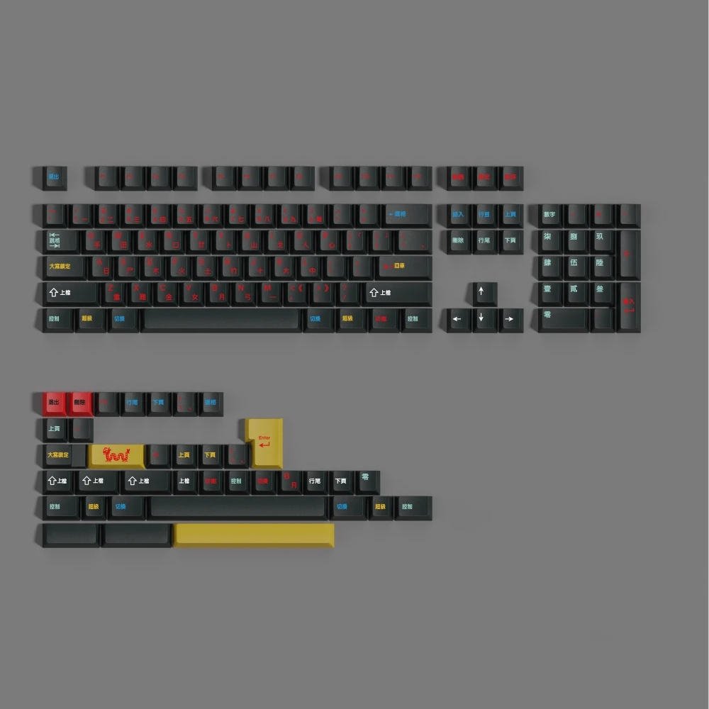 Колпачки для клавиш GMK Houhai PBT 5 боковых красителей колпачки профиля вишни