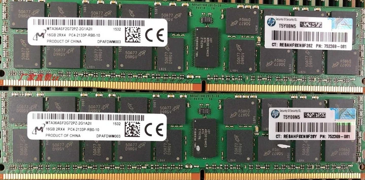 

RAM 752369-081 16G 2133 REG ECC server memory smart memory 1PCS