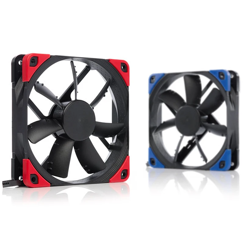 Фото Noctua NF-S12A PWM Chromax.Black.Swap 12V 4PIN PWM тихий вентилятор 12 см компьютерный чехол охлаждающий вентилятор 120 мм для радиатора кулера ЦП №3