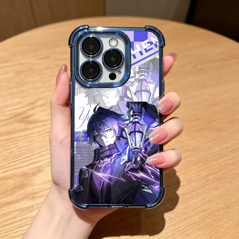 Чехол для телефона Genshin Impact Flins для Huawei Honor 400 600 Pro Lite Magic 7Lite X9D X8C X8B X8A X9B X7A X9A X6A X7D, прозрачный (art.: 3920dc0bade24) - 3920dc0bade24
