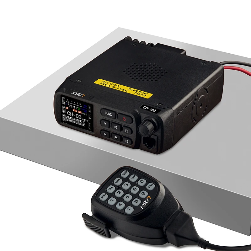 

KSUN TFSI Shortwave Walkie Talkie Radio Receiver HF Transceiver AM FM SSB 27MHz CB-100 Base Station CB Car Radio for Truck Car