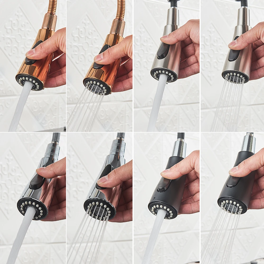 Выдвижной Смеситель для кухни с поворотом на 360 градусов