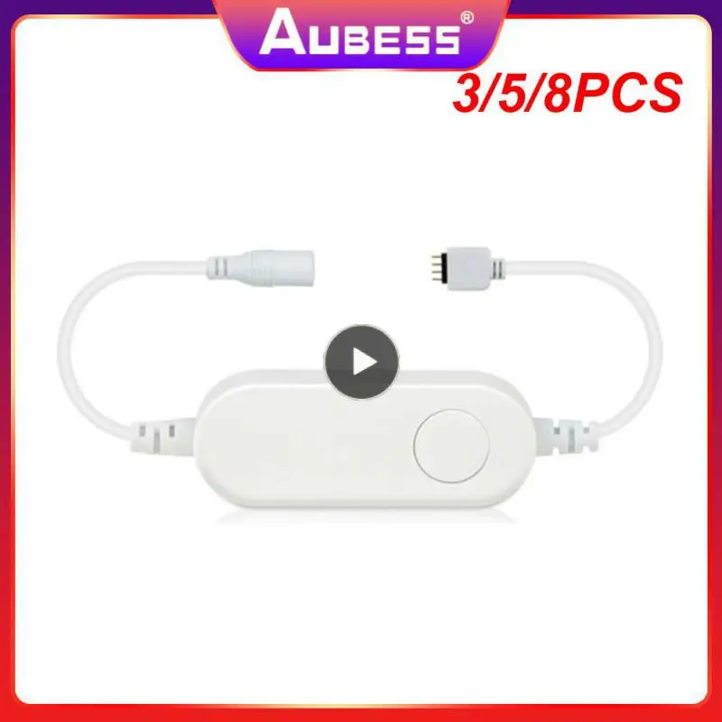 

3/5/8PCS Rgb Led Strip Controller Diy Mini Wifi Wireless Light Switch Dc5v-12v Homekit Adjust Controller Smart Home Automation