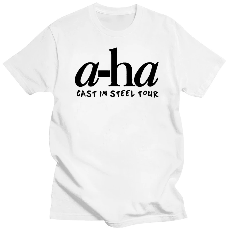 

Мужская футболка с логотипом A-ha - Cast In Steel Tour