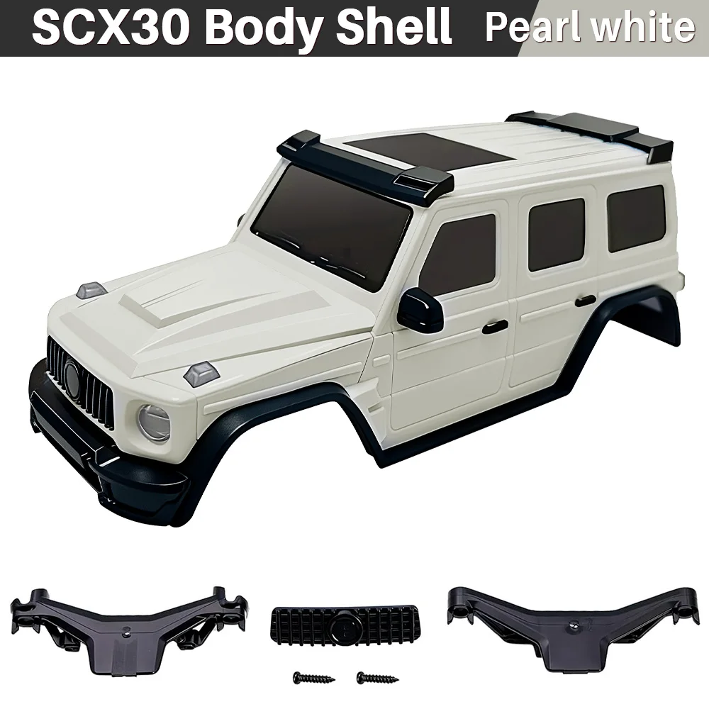 Фото Пластиковый корпус 9IMOD SCX30 для радиоуправляемых краулеров, готовый к установке светодиодов, прямая замена, улучшенная версия №1