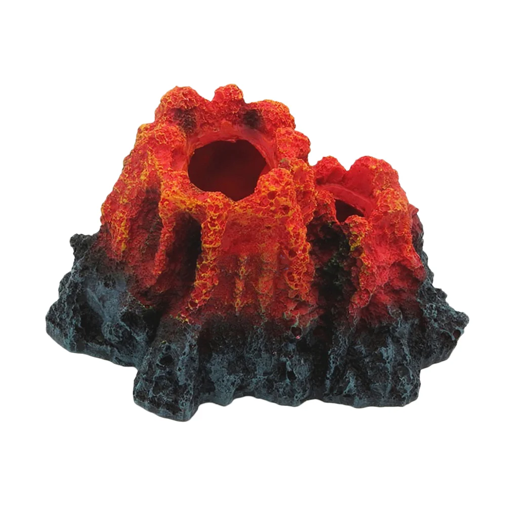 

Aquarium Volcano Bubblertank Air Decorations Pump Stone Ornament Cool