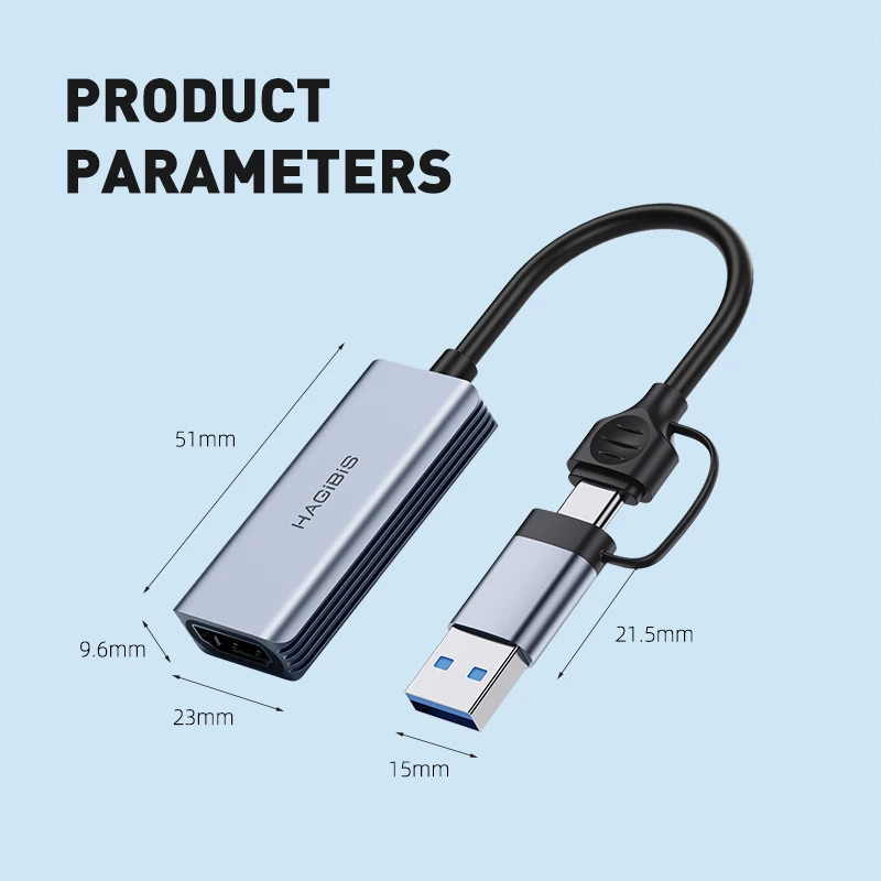 Hdmi-совместимая с USB 3 0 карта видеозахвата hagибис USB/Type-c игровая захватывающая