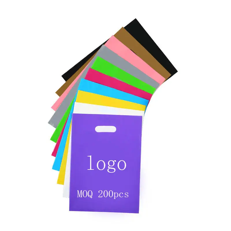 

Custom logo biodegradable plastic shopping bag packaging plastic bags with logo