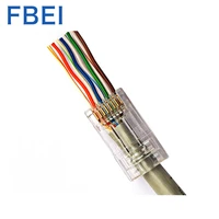 hot selling 1 2mm ez cat6a utp connector