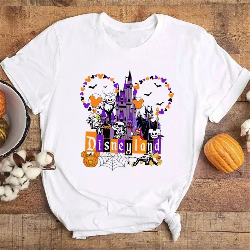 Счастливый Хэллоуин Микки женские футболки фестиваль Vibe одежда для отпуска