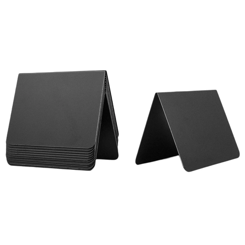 

New-12 PCS Mini Chalkboard Signs 4X3inch Small Chalkboard Chalk Sign Food Labels For Party Buffet Tables ,Easy To Write
