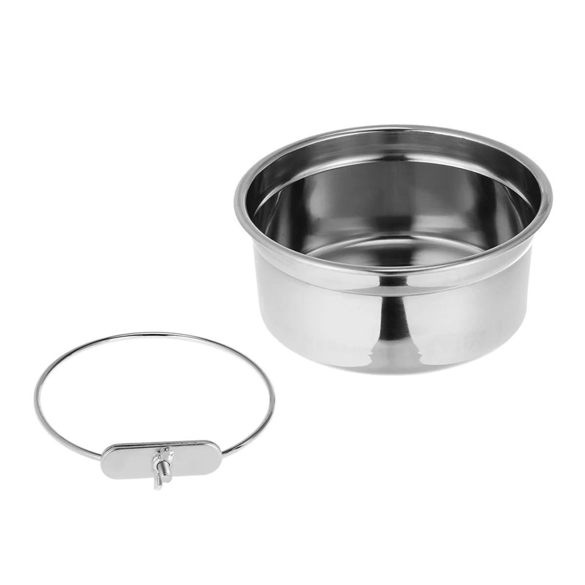 

Feeder Bird Cup Coop Bowl Steel Stainless Cage Automaticwater Pet Accessories Window Dog Wild Parakeet Clamp Hanging Canary