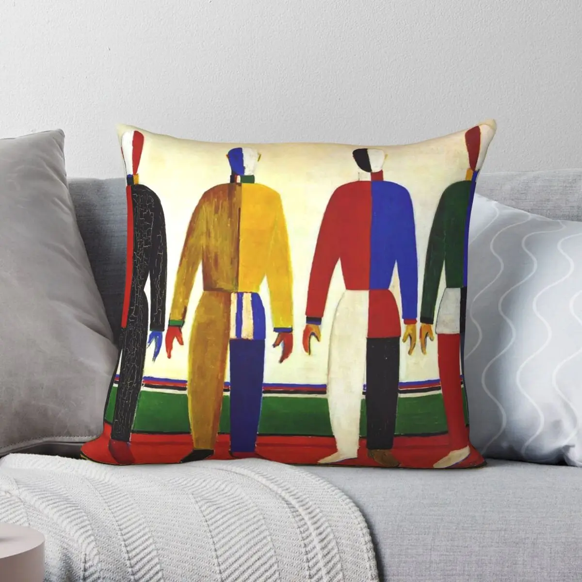 

Квадратный чехол для подушки HD Sportsman, полиэстеровый льняной бархатный декоративный чехол для подушки на молнии, чехол для дивана, наволочка ...