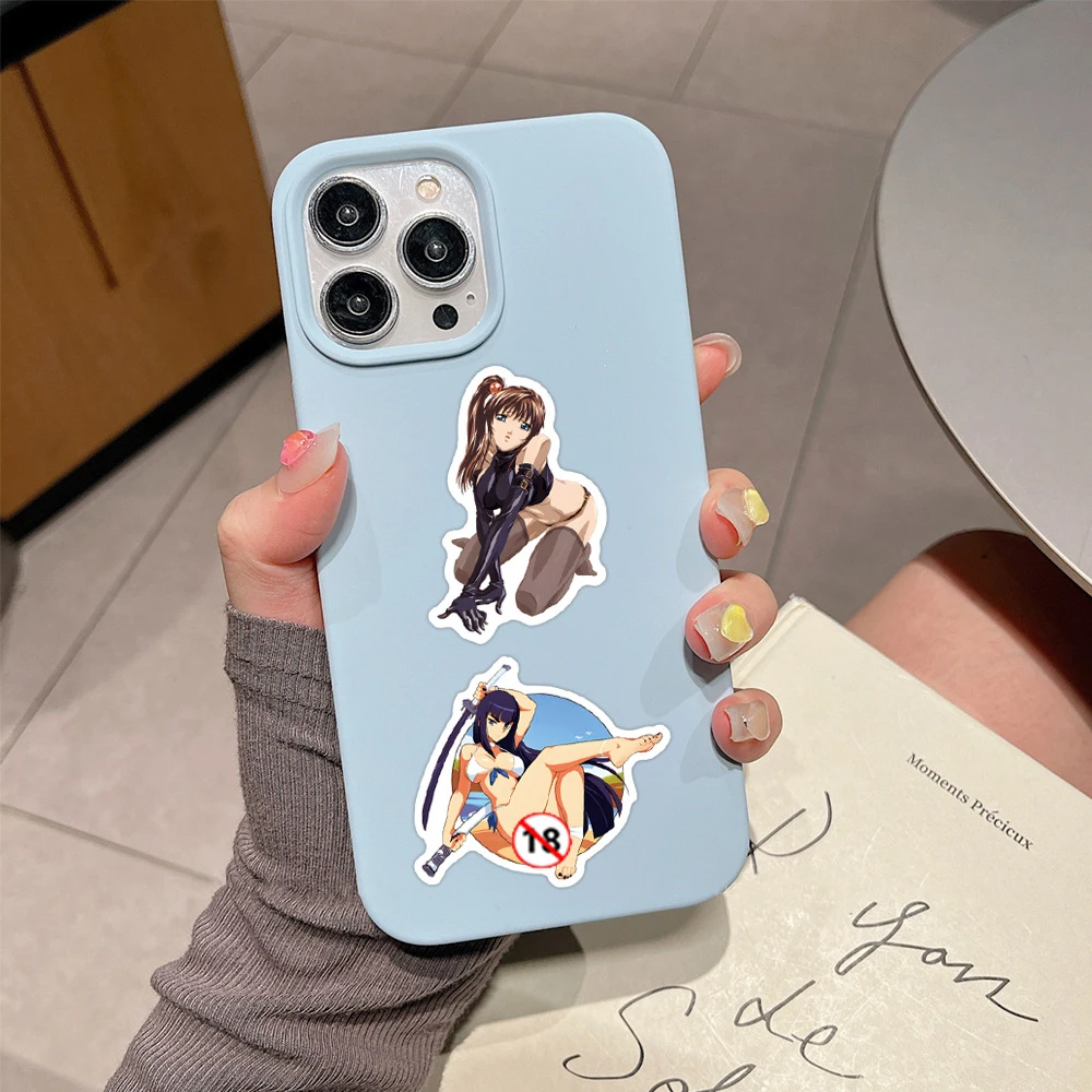 Стикеры с героями мультфильмов Hentai Waifu 10/30/50/110 шт