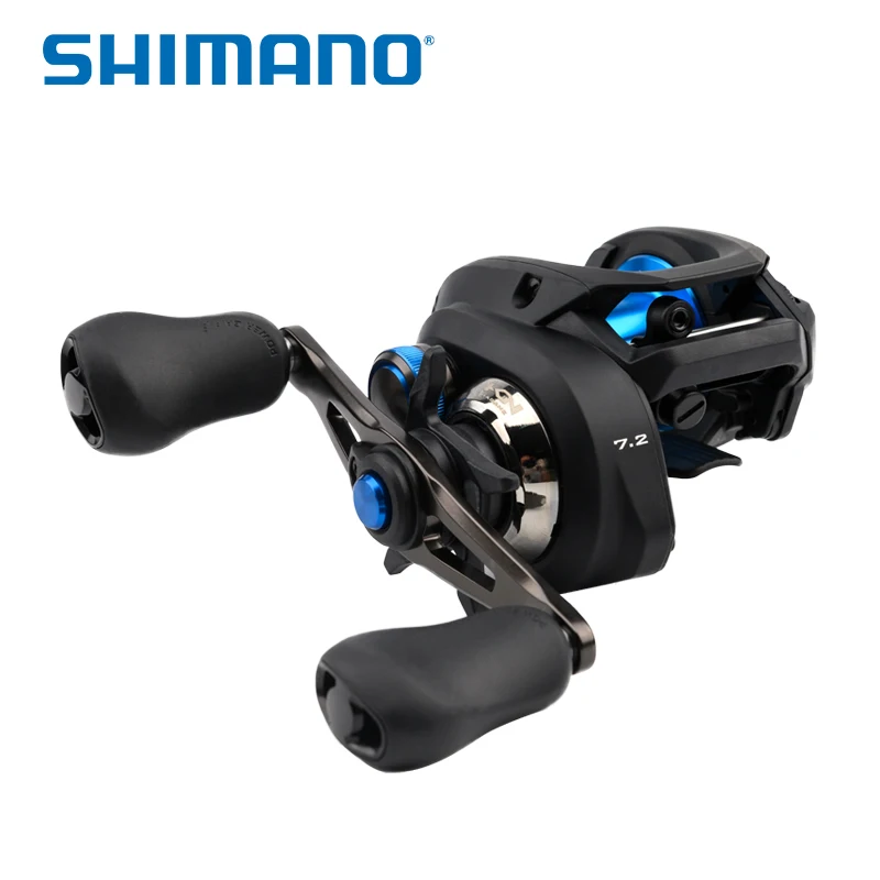 

2019 Shimano SLX DC 150 150HG 150XG 151 151HG 151XG 6.3/7.2/8.2 Gear Ratio 4+1BB DC Brake Low Profile Baitcasting Fishing Reel