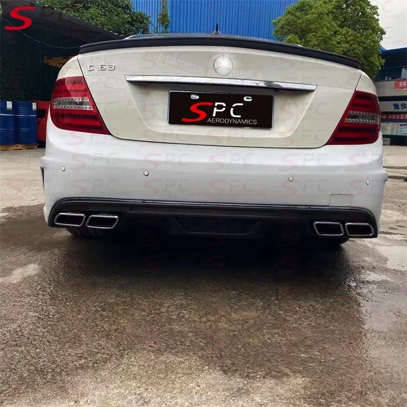 Комплект широкого тела SPC для Benz C Class W204 C63 комплект тюнинга AMG Coupe 2008-2010