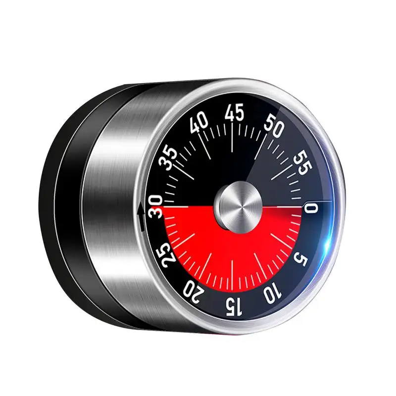 

Magnetic Visual Timer Magnetic Kitchen Timer Stainless Steel Visual Countdown Timer For Classroom Exercise Cooking Gym