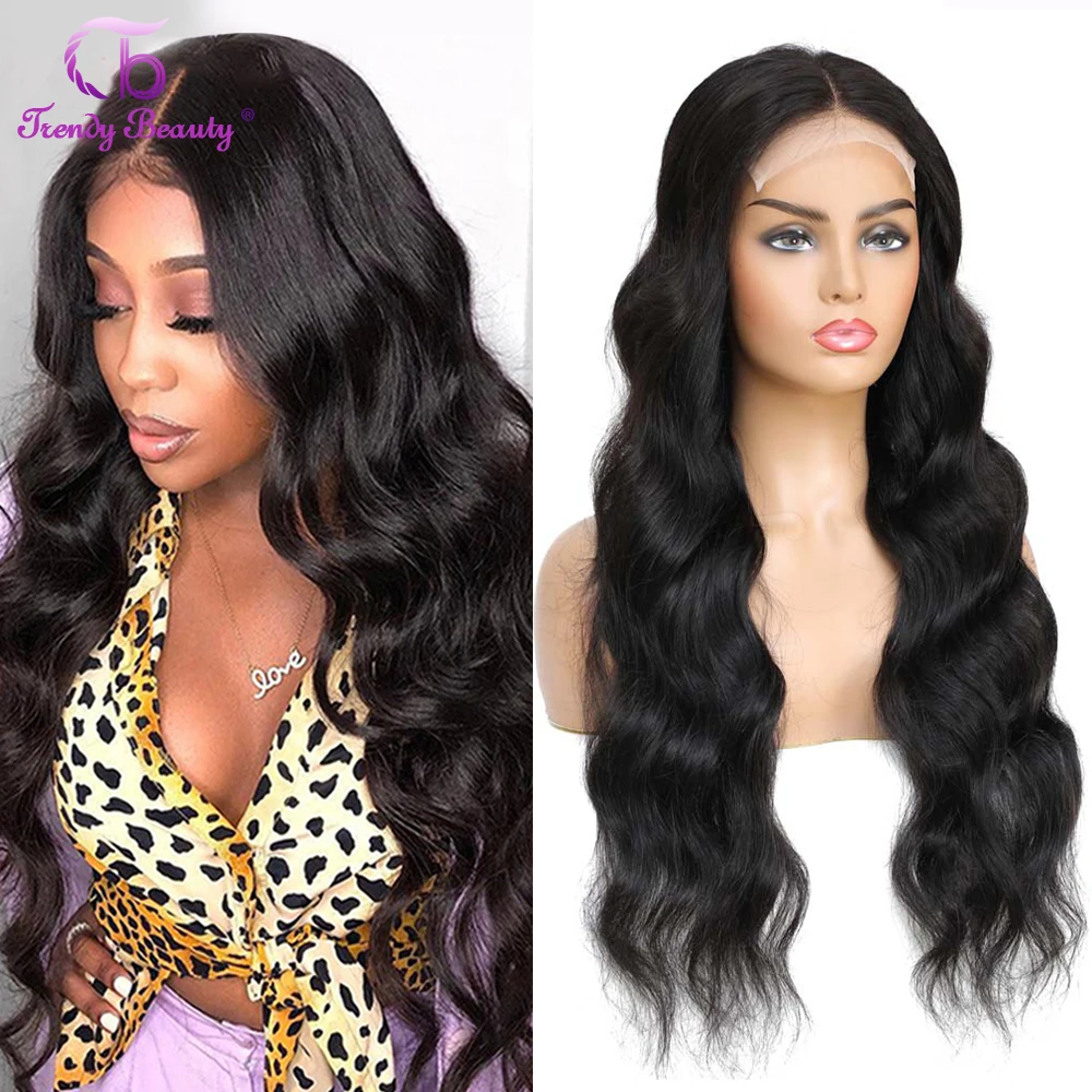 13X6 Transparent Lace Front Human Hair Wigs For Women Brazilian Body Wave 13x4 Lace Frontal Wig Pre Plucked 4x4 Lace Closure Wig