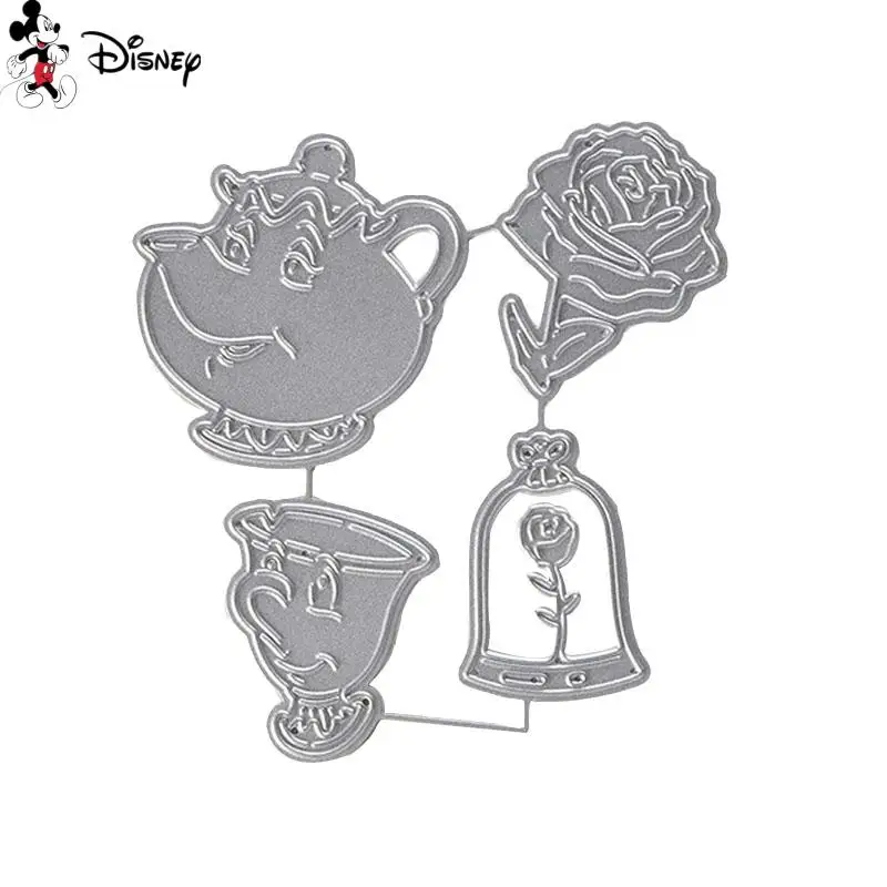 

Belle Disney Metal Cutting Dies Beauty and The Beast Die Cuts for DIY Scrapbooking Cards New Arrival 2022 Embellishments Die Set