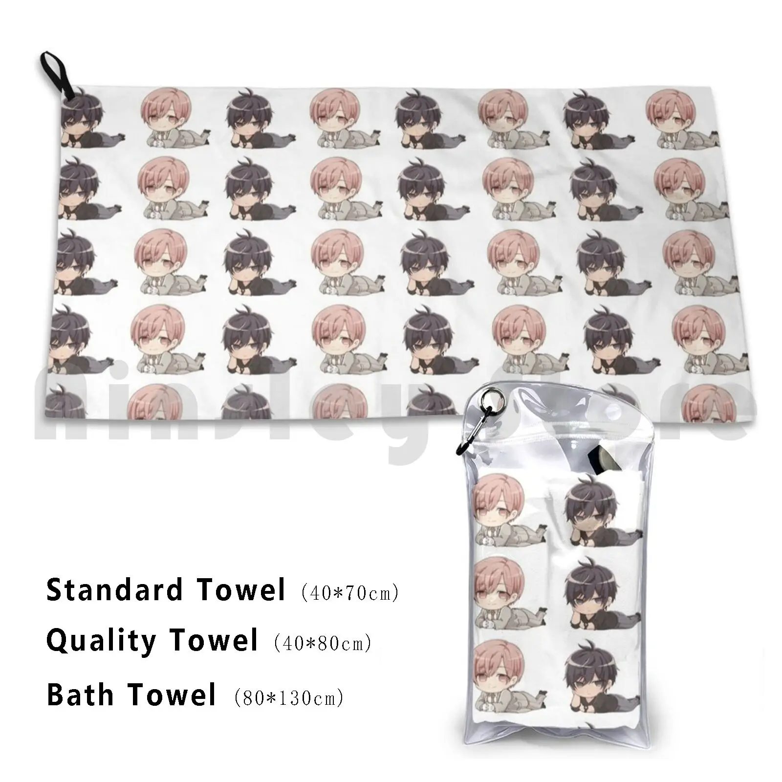 Civil Bath Towel Beach Cushion Ten Count 10 Curious Shirotani Yaoi Bl Boyslove Anime Manga Shonen Ai