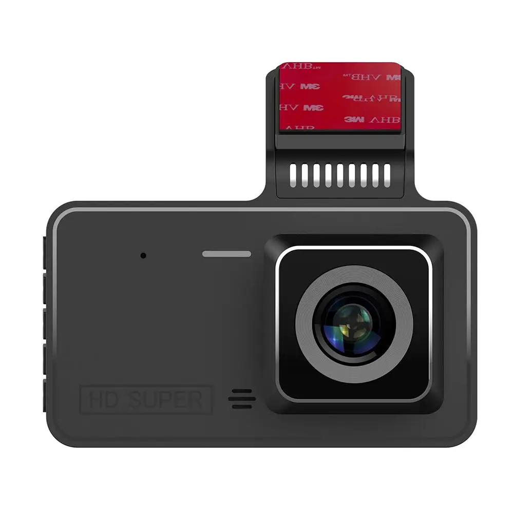 

4'' Car DVR Dash Cam Dual Lens suppor Rearview Camera Video Recorder Auto Registrator Dvrs DashCam Wide Angle Dash Cam Camcorder