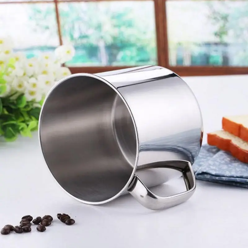 

Kindergarten Food-grade Stainless Steel Water Cup 2023 Hot Water Bottle Stainless Steel Extra-thick Beer Wine Cups Wholesale