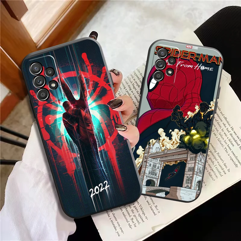 

Marvel Spiderman Phone Cases For Samsung Galaxy A21S A31 A72 A52 A71 A51 5G A42 5G A20 A21 A22 4G A22 5G A20 A32 5G A11 Carcasa