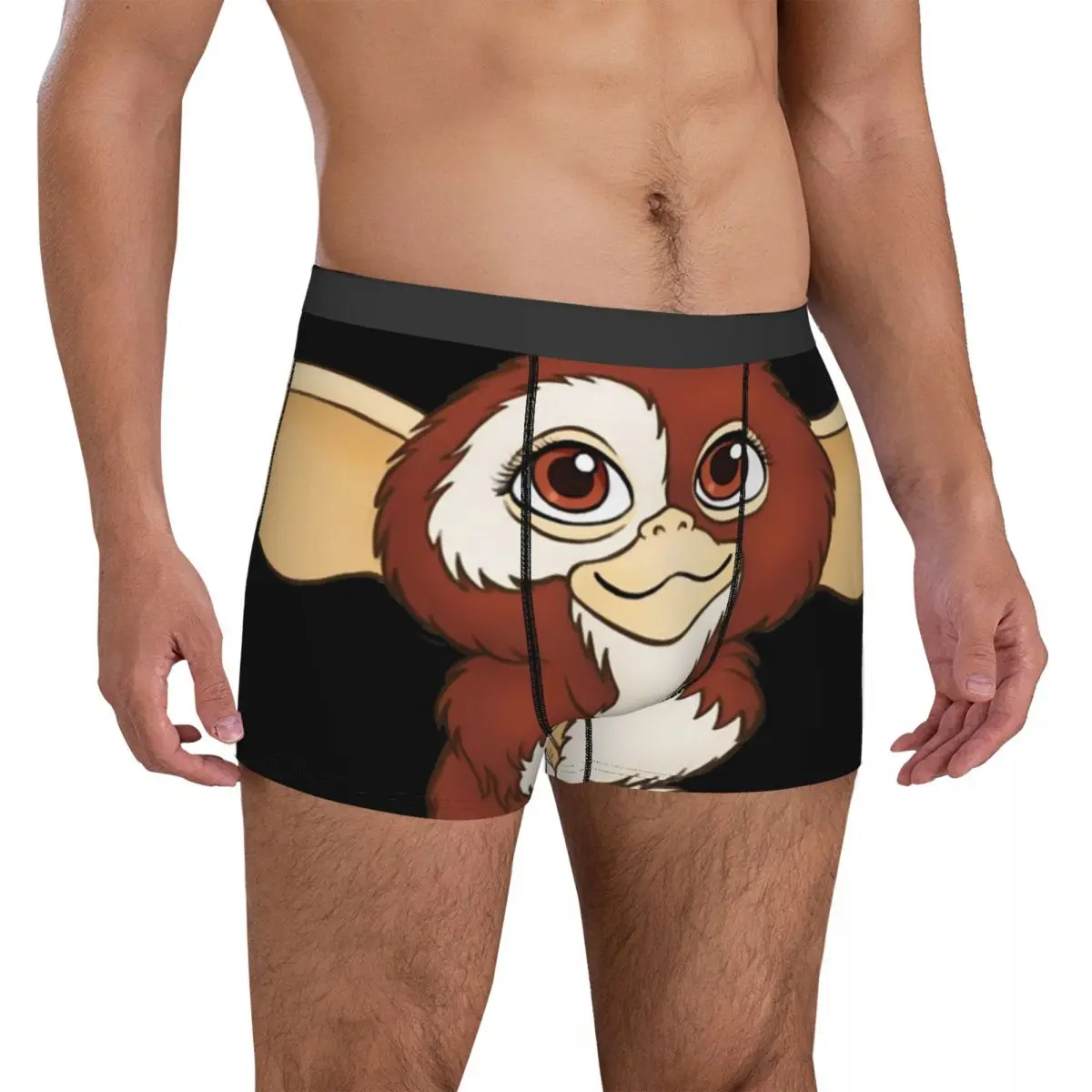

Gremlins Gizmo Underwear Film Breathable Underpants Print Shorts Briefs Pouch Man Plus Size Boxershorts