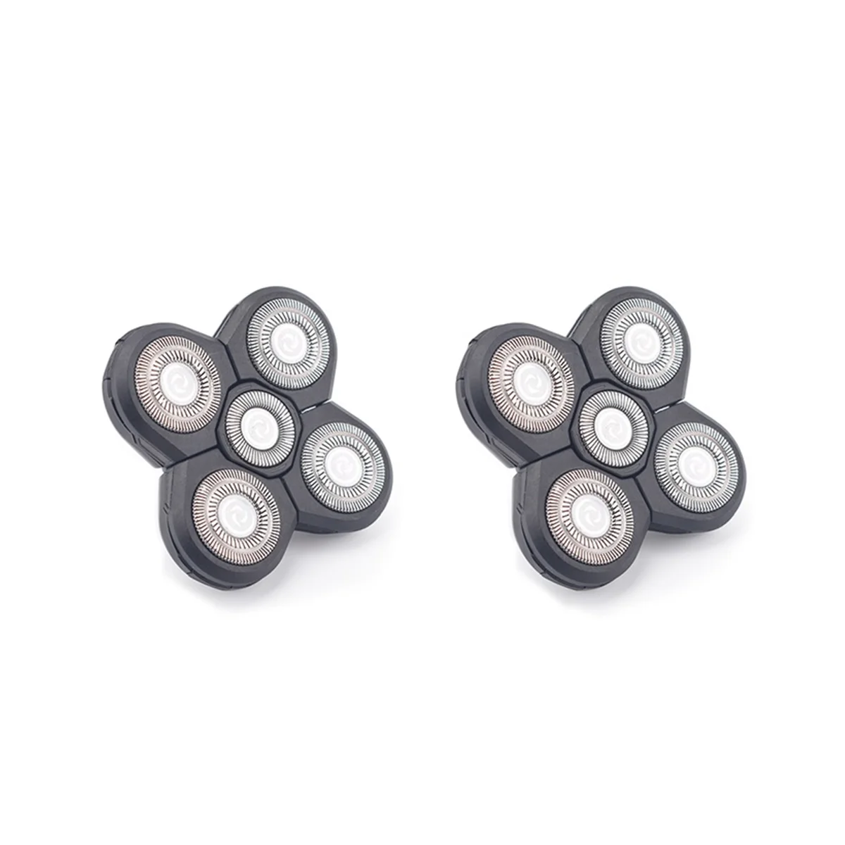 

2PCS Replacement Shaver Head Electric Shaver 5 Cutter Floating Head Waterproof Stainless Steel Blade
