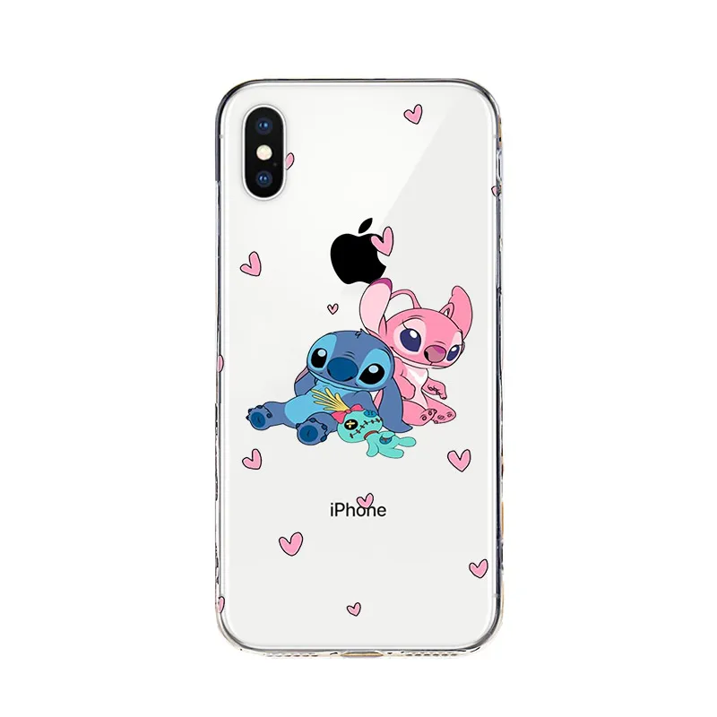 Силиконовый мягкий чехол Дональд и Дейзи Дак для Apple IPhone 13 12 Mini 11 Pro XS MAX XR X 8 7 6 5 SE Plus