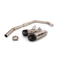 for honda cbr300 cb300f until 2017 motorcycle exhaust system pipe escape muffler mid front link pipe slip on without db killer