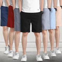 m 5xl summer fashion high waist solid streetwear shorts boys straight trousers men casual short pants size mens shorts