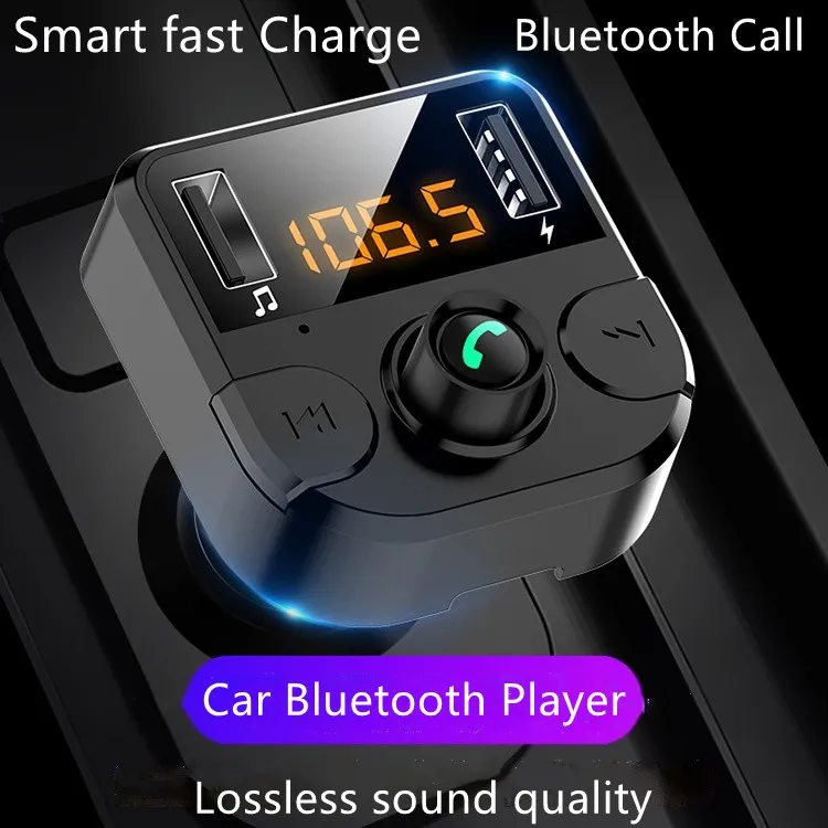 

QC3.0 Car MP3 Player Bluetooth Music U Disk Multifunctional 5.0 Car Player Vehicle Receiver Car Cigarette Lighter Car Charger