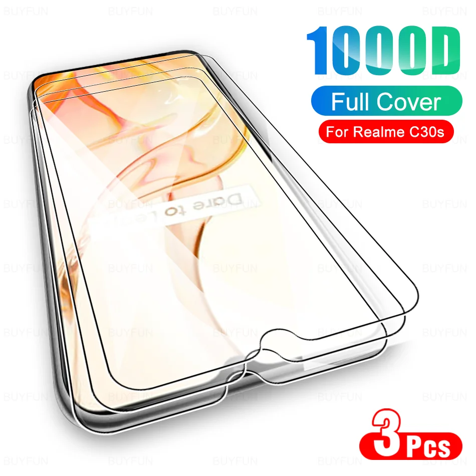 

3 шт. для Realme C30s C30 C31 C33 C35 4G защита для экрана для Realmy C 30 30S 31 33 35 RealmeC30s 6,5 ''закаленное стекло прозрачная пленка