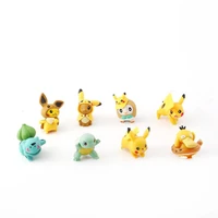 anime pokemon cake baking decoration pikachu doll cartoon toys figurine statue